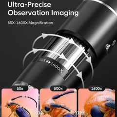1600x Zoom 8 LED HD USB Microscope Digital Magnifier Endoscope Video Camera US