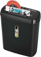 Woolsche Home Office Paper Shredder-10-Sheet Strip Cut with 3.17-Gallon Basket