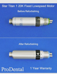 Star Titan 1 – 20,000 rpm Fixed Lube Free Dental Handpiece Motor (New Housings)