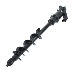 150mm 5.9inch Diameter Auger Drill Attachment with Hoses for Mini Excavator