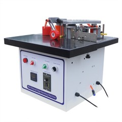 110V 1200W Portable Edge Bander Machine Double Side Gluing Wood Banding Machine