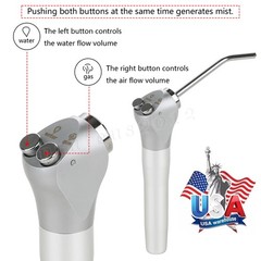 Dental Air Water Syringe Triple 3-Way Spray 2 Nozzle Tips Handpiece Autoclavable