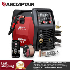ARCCAPTAIN iControl MIG205 Pro MIG Welder 205A 6 in 1 Welder Machine APP Control