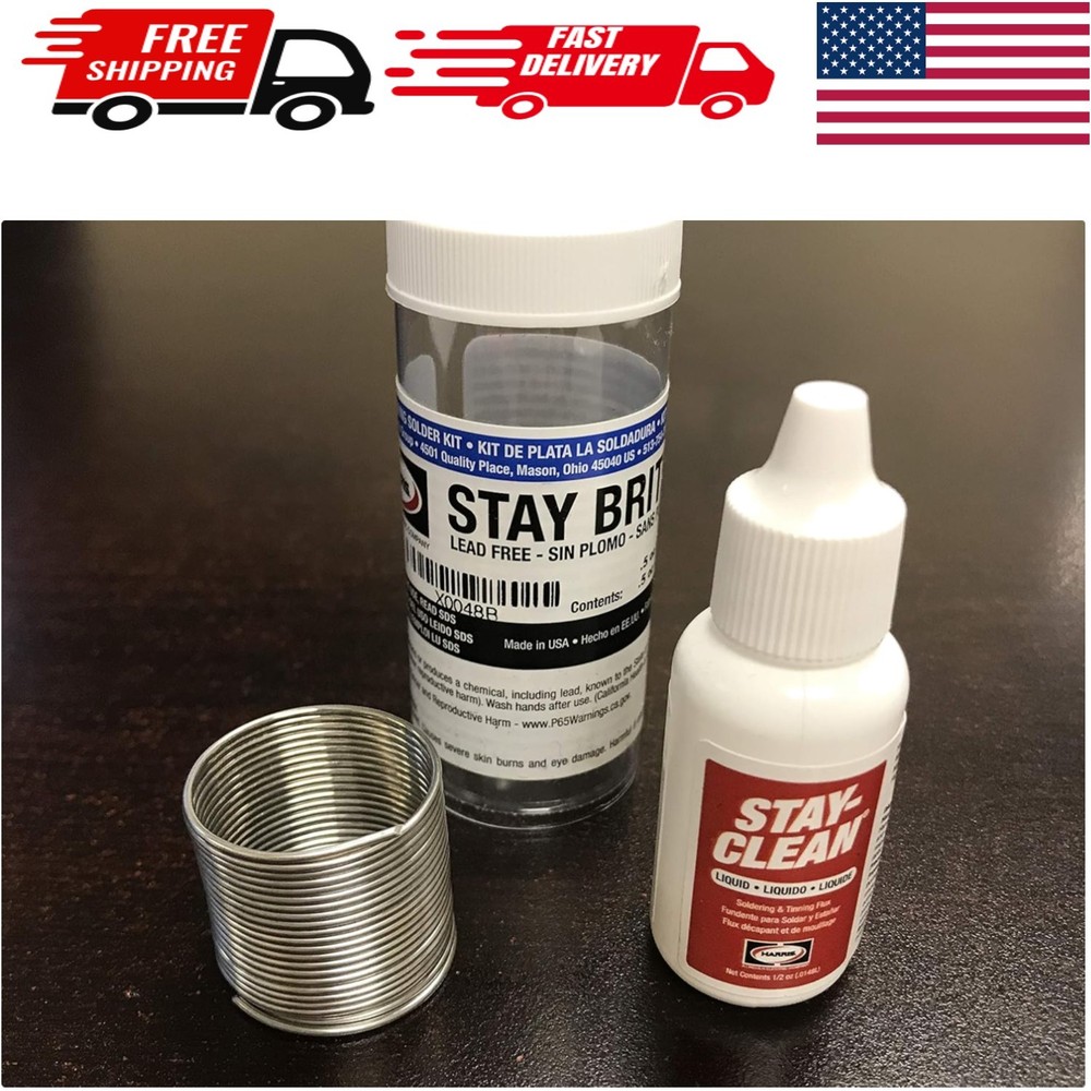 Stay-Brite 3/64” Silver Solder 1/2 oz – Perfect for Creative Kids Projects