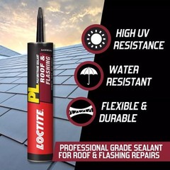 PL Roof and Flashing 10 Oz. Polyurethane Sealant Black Cartridge