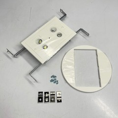 HUBBELL Ceiling Mounted Recessed Led Emergency Light 120/277VAC White EV4RI 9