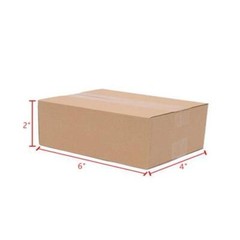 100 6x4x2 Corrugated Box Packaging Shipping Packing Mailer Carton