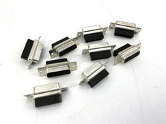Lot of 9 New TE Connectivity 1658682-1 D-Sub Connector Housing Receptacle 26Pos