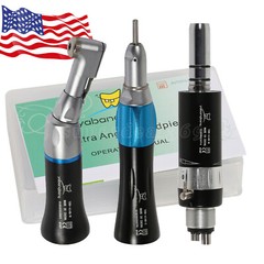 Dental low slow speed straight handpiece/ contra angle/air motor 4Hole nsk style