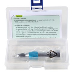1-10PC Dental Surgical Straight Handpiece 1:1 NoseCone With External Nozzle Pipe