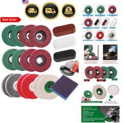 Polishing Kit Buffing Wheels Discs Compounds for Metal Wood Marble