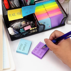 Sticky Notes 1.5×2 inch Bright Colors Self-Stick Pads 8 Pads/Pack 10