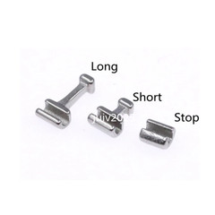 10Pack Dental Orthodontic Crimpable Hook Long/Medium/Short /Stop Stainless Steel