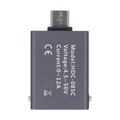 HDC 085C USB C Tester Meter 4 5~50V 0~12A High Compatibility Voltage Current