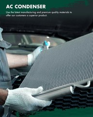 Air Conditioning Condenser Compatible 2011-2015 1.4L 1.8L 2.0L 2.5L Replace#3889