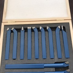 11pcs Carbide Metal Lathe Cutting Turning Bits /Knife Tools Set 10mm/12mm