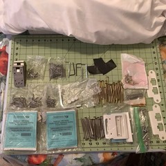 Lot of Anderson Window & Door Installation Hardware White Striker Plates + MORE