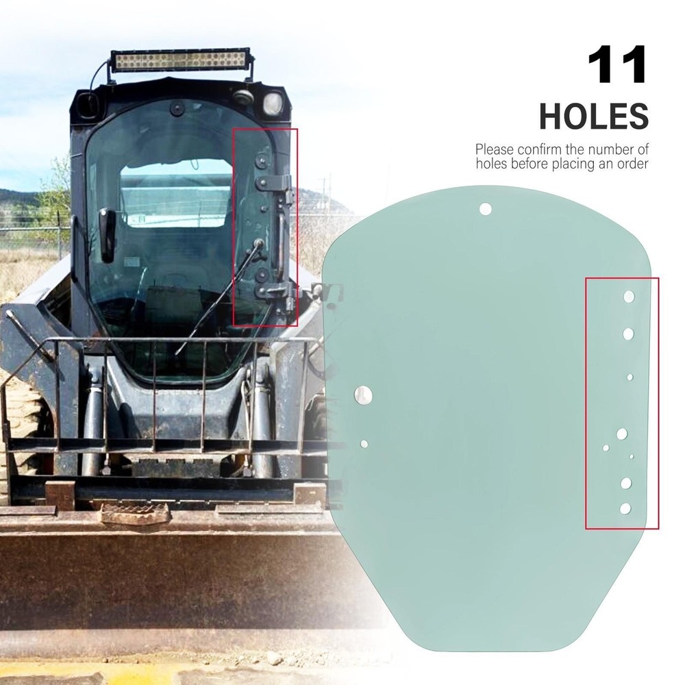 Door Glass For John Deere Skid Steer Track Loader D & E Series 318D 318E T312628