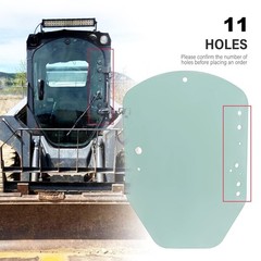 Door Glass For John Deere Skid Steer Track Loader D & E Series 318D 318E T312628