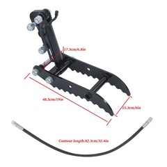 Hydraulic Thumb Clip Clamp Fits For Mini Excavators Small Digger Attachment Kit