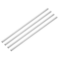 4pcs Linear Motion Rods 8mmx300mm (0.31×11.81 Inch) HRC50 Hardened Round Guide,