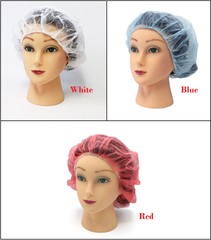 Disposable Bouffant Cap Non-Woven Hair Net Cap, Choose Your: Size | Color | Pack