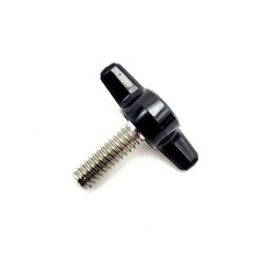 1/4-20 x 3/4″ Clamping Thumb Screw Bolts Black Butterfly Tee Wing Knob 4 Pack