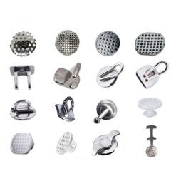 Dental Orthodontic Lingual Button Crimpable Mesh Base Hook Bondable Button Chain