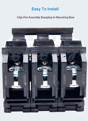60 Amp 3 Pole Breaker Plug-In Mount Type THQL Feeder Molded Case Circuit Breake