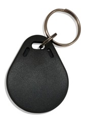100 RFID Proximity Key Fobs 26 Bit Wiegand H10301 Keyless 125 kHz–Thin, Grey