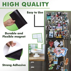 Lot Stone City Strong Self Adhesive Magnetic Sheet 8.5×11 8X10 4X6 5×7 12-20 Mil