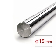 Chrome Plated Steel Rod – 15 mm Dia x 24″ length shaft, 1045 steel bar