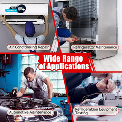 HVAC Refrigerant Leak Detector Heated Diode Sensor Battery Powered | Halogen