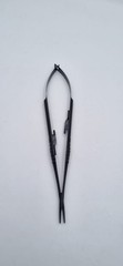 Touch Grip Style Micro Needle Holder 17.5cm Black Coated Surgical Dental