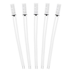 5Pcs KSD9700 Thermostat 60°C/140°F Temperature Control Switch N.C 2A Plastic