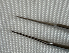 Katena K5-2510 Castroviejo Forceps w/ Platform 1×2 Teeth 0.3mm Ophthalmology