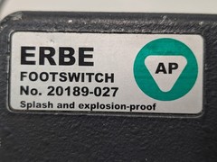 ERBE 20189-027 dual footswitch pedal splash explosion-proof AP as shown