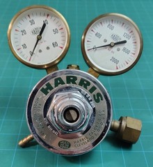 Harris Model 9200-50-320 Two-Stage CO2 Regulator 50 PSI w/ Commercial Key Lock