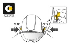 Multicolor Eye Shield With Easyclip For Vertex And Strato Helmets Ce Certified