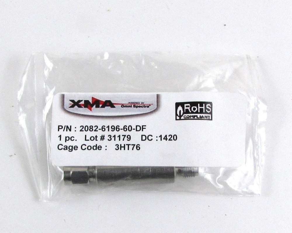 Omni Spectra 2082-6196-60-DF Attenuator SMA M-F- 2 Watts, 18 GHz, 60 dB *NEW*