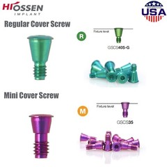 US OSS Dental Caps Healing Abutment Cap Mini Regular Platform Fits Oss Hiossen