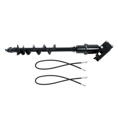 150mm 5.9inch Diameter Auger Drill Attachment with Hoses for Mini Excavator