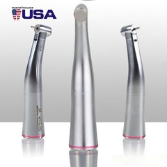 NSK Style Dental 1:5 Increasing Handpiece Fiber Optic LED Contra Angle Red Ring