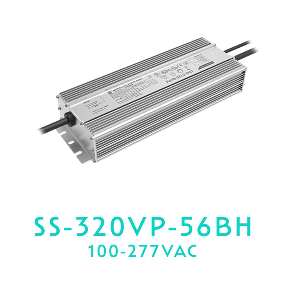 LED Driver SOSEN SS-320VP-56BH Constant Current Driver – 320W – IP67