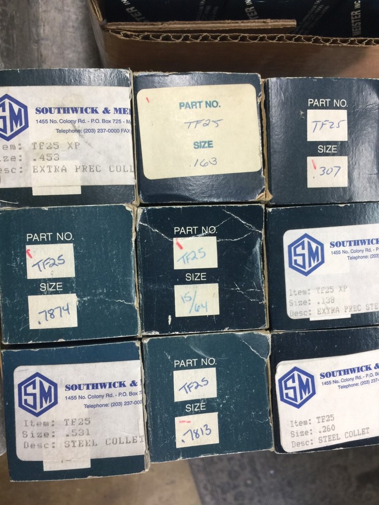 NEW SOUTHWICK MEISTER TF25 SCREW MACHINE COLLETS