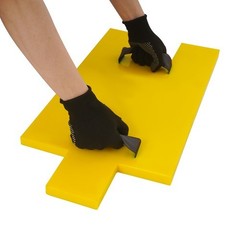 3 Pc Concrete Stamping Molds Stone Texture 50 × 30 cm for Wall & Floor Yellow