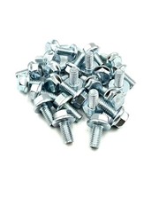 (25) M6-1.0 x 12 or M6x12 6mm x 12mm Standard 10mm Head Hex Bolt Zinc