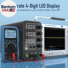 DC Power Supply Variable, 0-32V 0-10A Switching Bench Power Supply with 20W USB