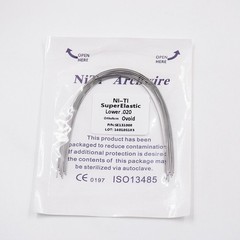 10 Pcs Dental Orthodontic Super Elastic Niti Arch Wire Round 012-020 Upper Lower