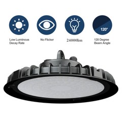 200W Super Bright Warehouse LED UFO High Bay Lights Factory Shop GYM Light Lamp